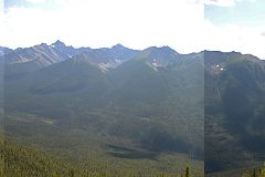 20 Panoramic View Of Banff Gondola Station, Sundance Range and Sundance Peak, Mount Bourgeau, Mount Brett, Massive Mountain, Pilot Mountain From Banff Gondola On Sulphur Mountain In Summer.jpg